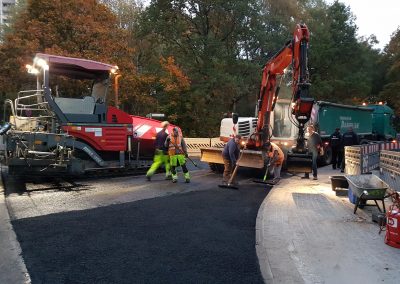 Asphalt, Handeinbau, Asphaltflicken, Stadt Norderstedt